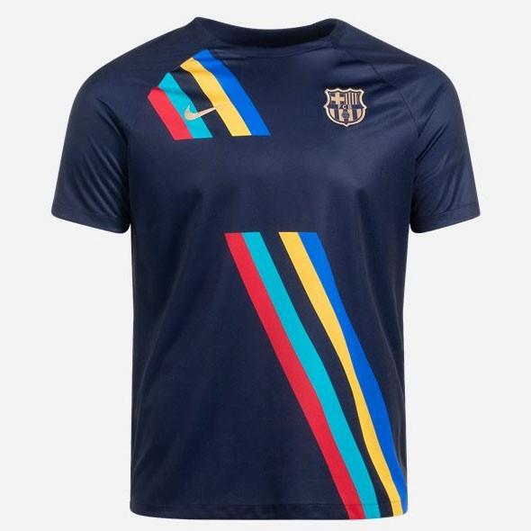 Authentic Camiseta Barcelona Pre Match 2022-2023 Azul